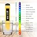 Digital PH Meter, PH Meter 0.01 Resolution Pocket Size Water Quality Tester with ATC 0-14 pH Measurement Range for Household Drinking Water, Aquarium, Swimming Pools, Hydroponics