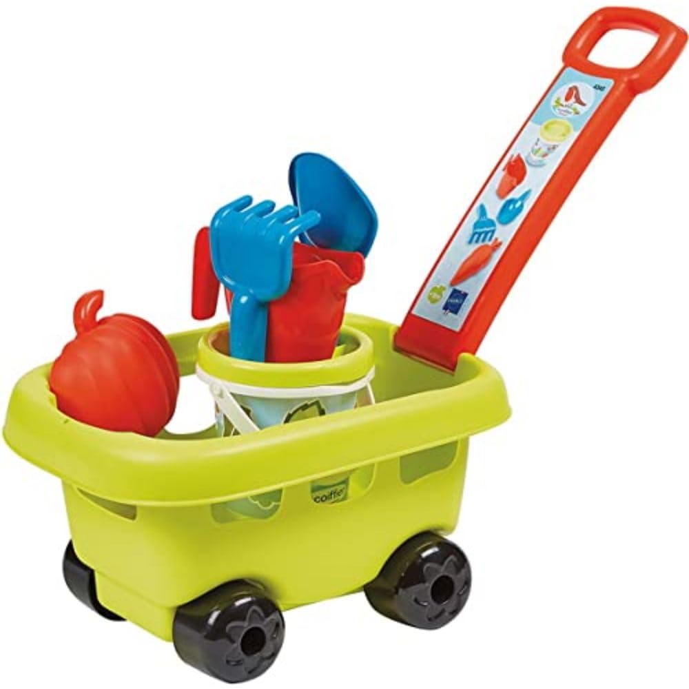Ecoiffier Jouets 4345 - Filled Garden Trolley - Outdoor Game for Children - From 18 Months - Made in France