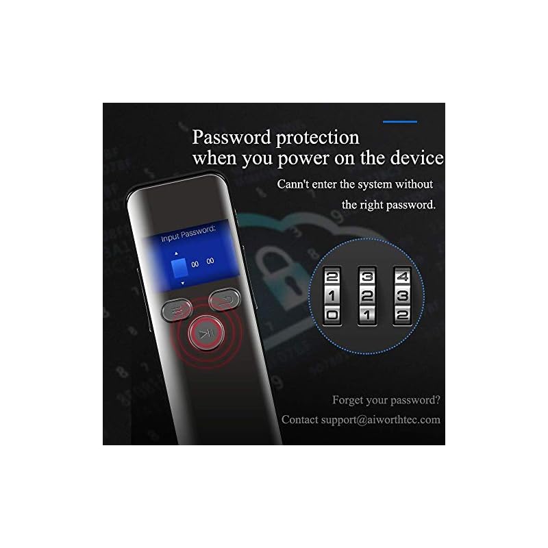 16GB Digital Voice Activated Recorder for Lectures 2019 Aiworth 1160