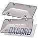 OxGord Two Pack Tinted Auto License Cover for Car, SUV, Truck Van 2 Covers Protects License Plate Novelty Cover Front Rear Shield Smoke UV Protection