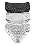 Motherhood Plus Size Maternity Hi-cut Panties (3 Pack) - Dot/animal