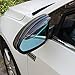 etopmia Side Mirror Rain Snow Guard Visor Shade Shield fit Honda HR-V HRV Vezel 2014-2016 (Black,2Pcs)