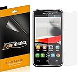 [6-Pack] SUPERSHIELDZ- High Definition Clear Screen Protector For Alcatel One Touch Evolve (T-Mobile) + Lifetime Replacements Warranty (T-Mobile ,MetroPCS)[6 Pack] - Retail Packaging