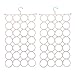 Tosnail Pack of 2 Scarf Hanger Holder Organizer Space Saver for Tie, Belt, Scarves, Socks - White