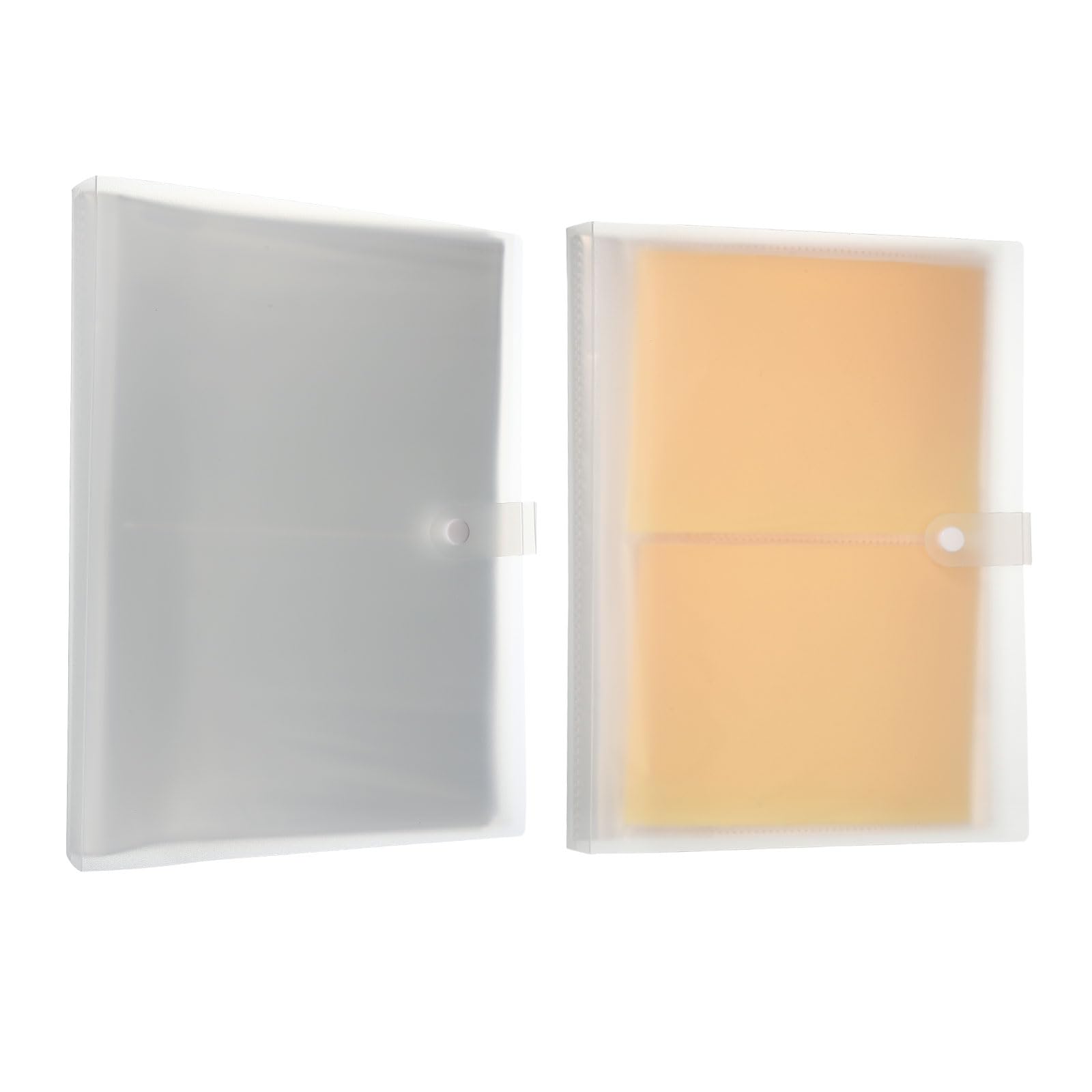 PATIKIL 4x6 Index Cards Holder, 2Pcs 80 Page Hold 160 Cards Organizer Pouches Book Binder Cards Sleeve Storage Protector for Pictures Study Card Note Cards Recipe Card