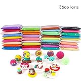 Anyumocz 36 Colors Air Dry Clay Moulding Craft Clay - Clay Set for Kids with Tools
