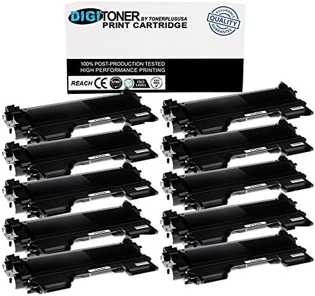 TonerPlusUSA TN450-10PK New Compatible Brother HL TN420 High Yield, Black Toner Cartridge, 10 Piece