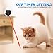 SereneLife Automatic Cat Light Toy - Rotating Moving Electronic Red Dot LED Pointer Pen W/ Auto Wireless Control - Remote Light Beam Teaser Machine for Interactive & Smart Sensory