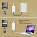 Lizone Extra Pro 26000mAh External Battery Charger for Apple MacBook Pro Air...HP and Lenovo...USB Power Bank Charger for Apple iPad iPhone; Samsung MOTO LG HTC... Aluminum UniBody Silver 26000mAh