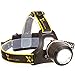 Xtreme Bright® Sport Headlamp LED Camping Headlamp Features 3 Modes: 100% Brightness, 50% Brightness & Blue Light (Cuts Through Fog & Glare) - Rotates 90 Degrees - 100% (Black)