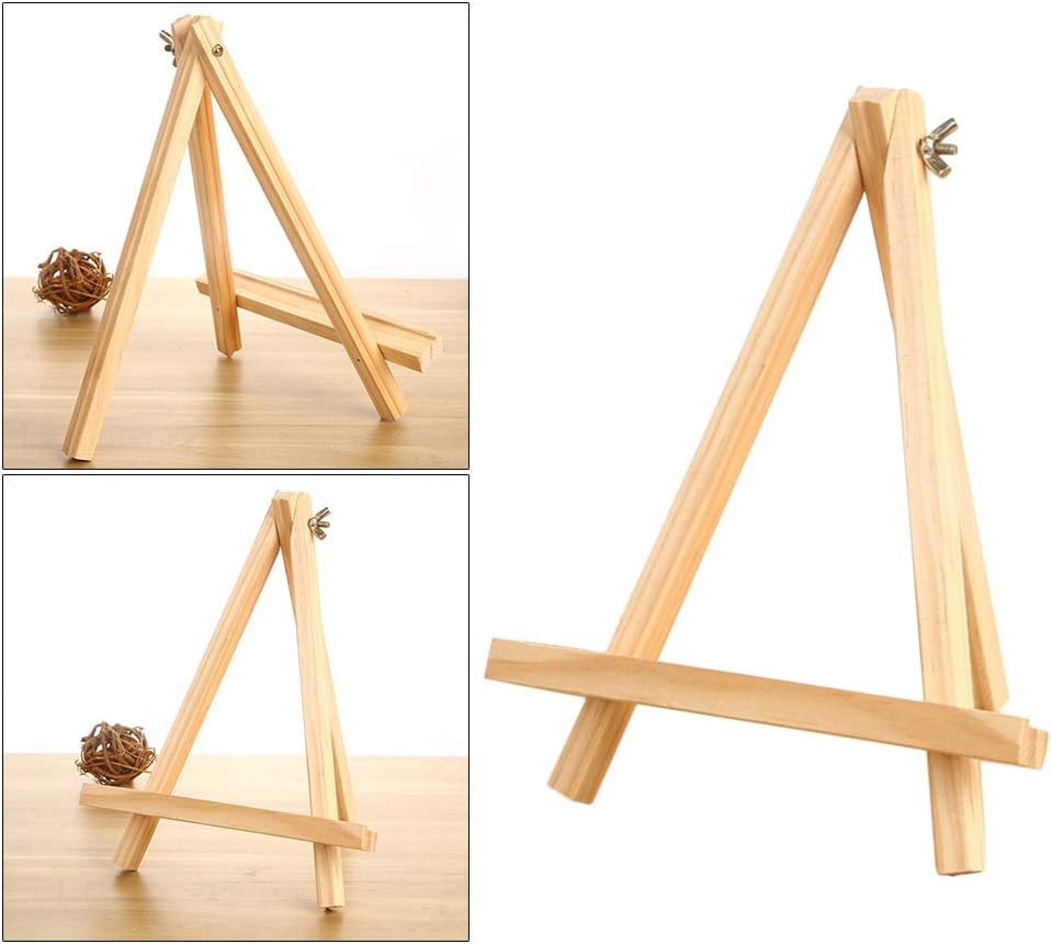 Toyvian 1pc Petit Tableau daffichage Bois Artiste a Cadre Cadre Photo