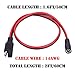 iGreely SAE Connectors SAE Plug to DC 5.5mm x 2.1mm Female 14AWG 2ft/60cm Adapters Cables with SAE Polarity Reverse Adapter for Automotive RV Solar Panel Female 2Ft