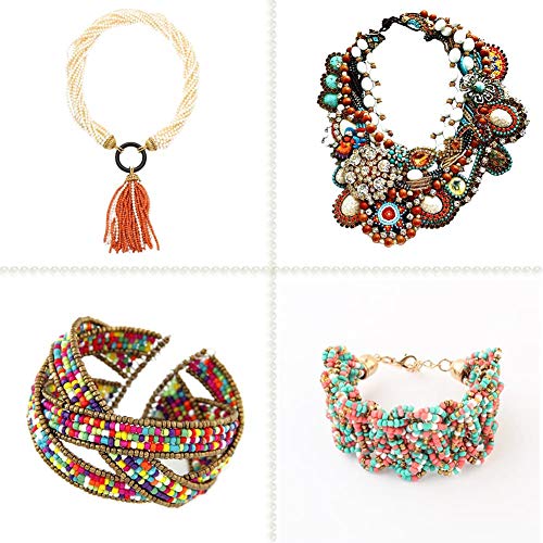 image for Beads for Bracelets, Anezus 14400 Pcs Pony Seed Beads Bracelet Beads S