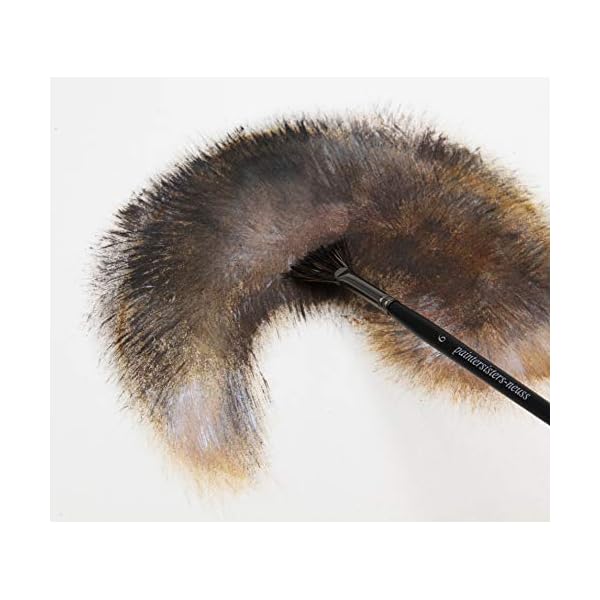 PaintersistersÂ® FÃ¤cherpinsel 8er-Set, Naturborsten, Pinselset fÃ¼r Acryl- und Ãlfarbe, Landschaftsmalerei, KÃ¼nstlerpinsel zum malen, Pinsel aus Naturhaar – Bild 3
