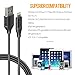 Lansen Charger Cables 5Pack 3FT 6FT 6FT 6FT 10FT to USB Syncing and Charging Cable Data Nylon Braided Cord Charger Compatible with iPhone X/8/8Plus/7Plus/6/6s/6Plus and More-(Black Silver)1