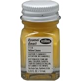 Testors Enamel 1/4 Oz Bottle Yellow