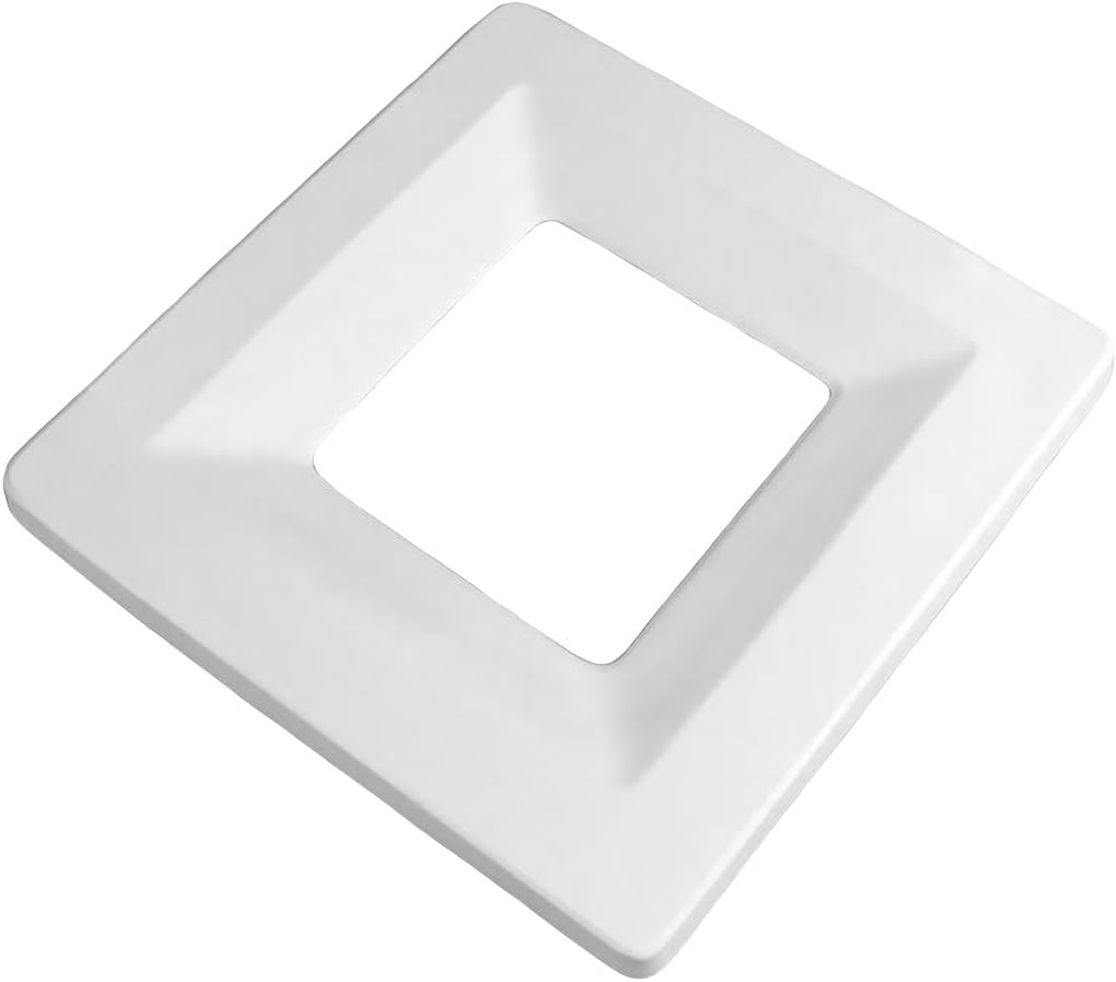 10" Square Fancy Drop Out or Plate Casting Mold - Fusible Warm Glass Mold