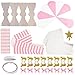 Aytai Carousel Baby Shower Candy Favor Boxes Unicorn Party Supplies Candy Bag Gift Box Table Centerpiece for Wedding Birthday Decorations (Pink)
