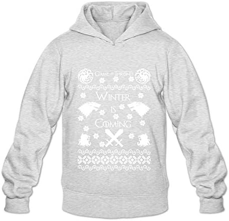 TTATT Men's Game Of Thrones Stark Winter Is Coming Sport Hoodie