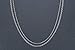 Aoiy Stainless Steel 2mm and 3mm Rolo Cable Chain Necklace, Set of Two