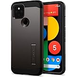 Spigen Tough Armor [Extreme Protection Tech] Designed for Pixel 5 Case (2020) - Gunmetal