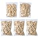 XADP 500PCS Wooded Letter Wood Pieces