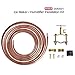 Hydro Master Copper Tubing Ice Maker and Humidifier Installation Kit 1/4 Inch x 15 ft LF