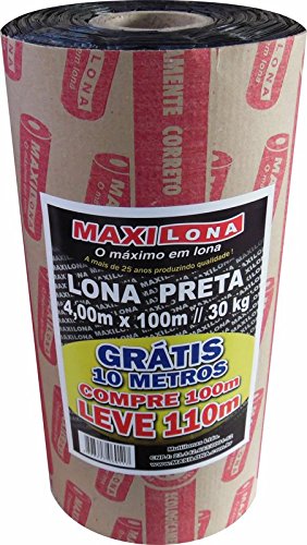 Lona Preta Maxlona 4 x 100 R100 30 kg