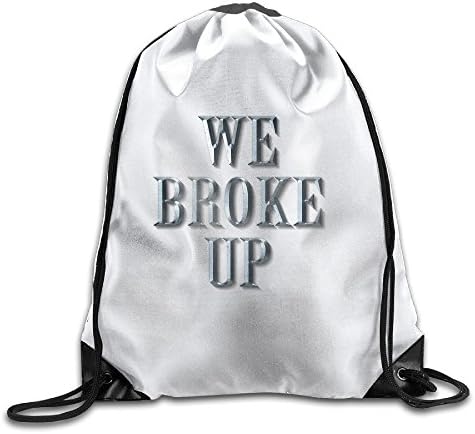 Kathleen We Broke Up Printed Funny Smiling Face Soft Casual Daypacks Emoji School Book Bags Backpack Drawstring Backpacks For Traveling Or Shopping Casual Daypacks School Bags