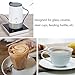 Zoiibuy Mug Cup Warmer(Coffee,Tea,Milk), Electric Cup Beverage Warmer for Home & Office Use, Heater Surface Warmer to 131℉ (1.4M Wire) (Black)