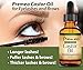 Organic Castor Oil With Applicator Kit - 2 OZ & Full Mascara Tube -100% Pure Cold Pressed, Hexane Free - Fabulous For Eyelashes, Hair, Eyebrows, Face and Skin -