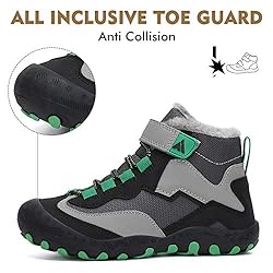Mishansha Boy's Girl's Warm Outdoor Hiking Shoes