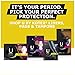 U by Kotex 4 Regular Tampons and 2 Thin Liners - 6 CT