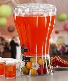 Buddeez Unbreakable 3-1/2-Gallon Beverage Dispenser with Removable Ice-Cone and BONUS Chalkboard ID tag - perfect for parties.
