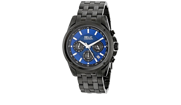 Relic Men's ZR66035 Grant Black Watch 
