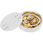 Housoutil Hidden Detector Secret Compartment Storage for Cash Valuables Organizer Hidden Storage Case 3.58 X 3.58 X 0.98 in