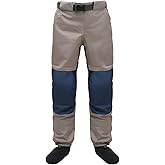 Raprance Breathable Stockingfoot Waist High Fishing Wading Pants Waders