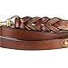 Soft Touch Collars Leather Braided Dog Leash, Brown 6ft x 3/4 Inch, Naturally Tanned 6 Foot Full Grain Leather Lead