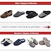 HomeIdeas Women's House Indoor Slippers Memory Foam Slip-on Bedroom Cozy Summer Lightweight Outdoor Shoes with Rubber Sole (Size 7-8 B(M) US, Light Gray)