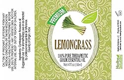 Lemongrass Essential Oil - 100% Pure Therapeutic