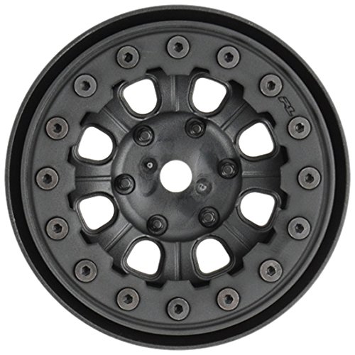 Pro-line Racing 274715 Denali 1.9 Black/Black Bead Loc 8 Spoke Front or Rear Wheels Radio Control Parts