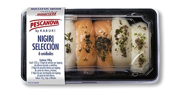 Pescanova Nigiri Selección - 140 gr: Amazon.es: Alimentación y bebidas