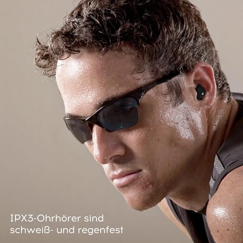 sunvito Auriculares para Dormir, Mini Auriculares para Dormir, inalámbricos Bluetooth 5.3, Silicona líquida, para Dormir de Lado, indicador de Potencia para Entrenar, Trabajar, Viajar (Negro)