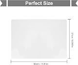 Hisredsun A4 Magnetic Dry Erase Whiteboard Sheet 3 Pcs with Pens Eraser view 2