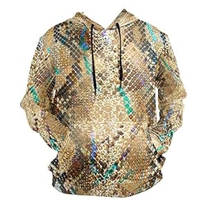 51iG1HJWtSL. SS300 PUXUQU Sudadera con capucha para hombre, estampado de serpiente, manga larga, con capucha, con bolsillos 51iG1HJWtSL. SS300