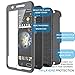 Tekcoo Galaxy J7 Sky Pro Case, Tekcoo Galaxy J7 V/J7V/J7 Perx Holster Clip, [TShell] [Built-in Screen] Locking Secure Swivel Belt Kickstand Phone Cover Full Body Case Cover for Samsung J7 2017 [Gray]