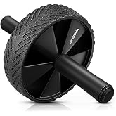 Ab Roller Wheel for Home Gym, Abs &amp; Core Strength Workout with Knee Pad Set