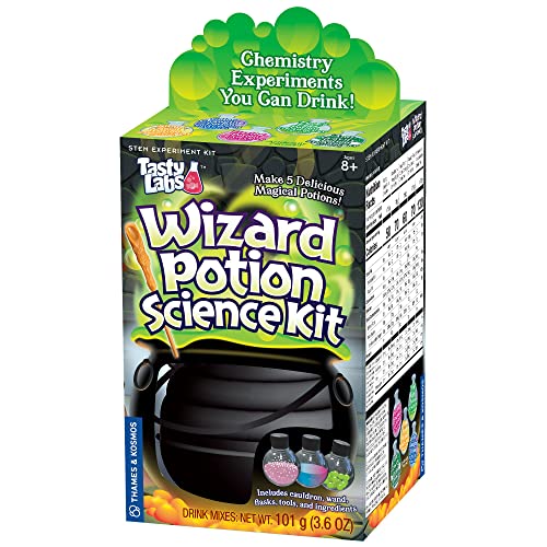 Thames & Kosmos Tasty Labs Wizard Potion Science Kit Make 5 Delicious Magical Potions