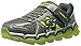 Skechers Kids Boys Skech Air 2.0 Athletic Sneaker (Little Kid/Big Kid),Gunmetal/Lime,