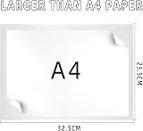 GoodtoU Clear A4 Plastic Wallets with Button Popper 36 Pack view 2